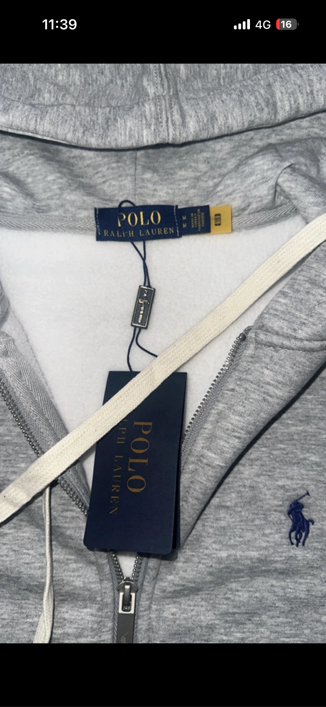 Veste zip Ralph Lauren gris  – photo 6